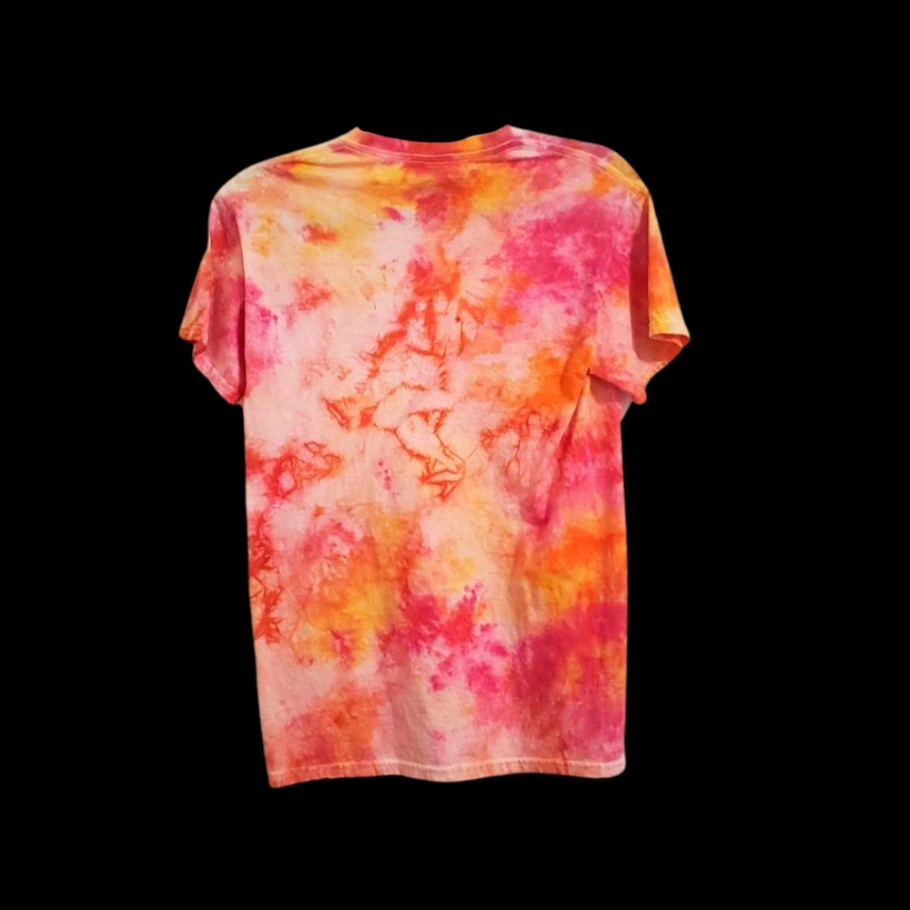 Yellow, Pink, Orange Ice Tie Dye - Picture 2 of 3